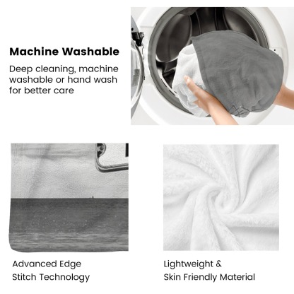 Personalized Family Names & Date of Birth Vintage Street Sign Blanket Custom Multi-Name for Family