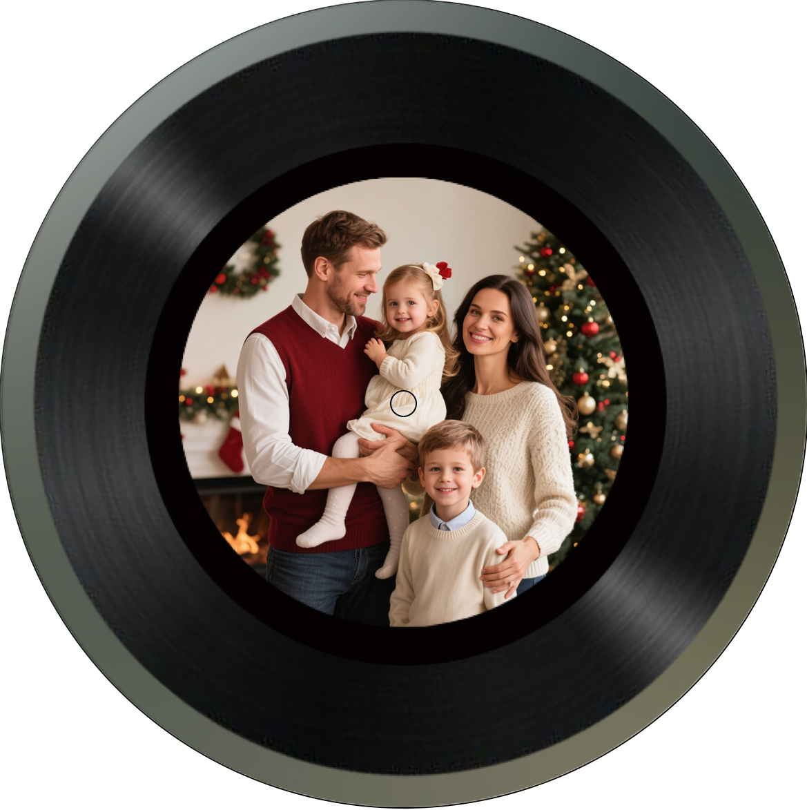 Custom Whole Song Photo Frame with Music Christmas Gifts Personalized 