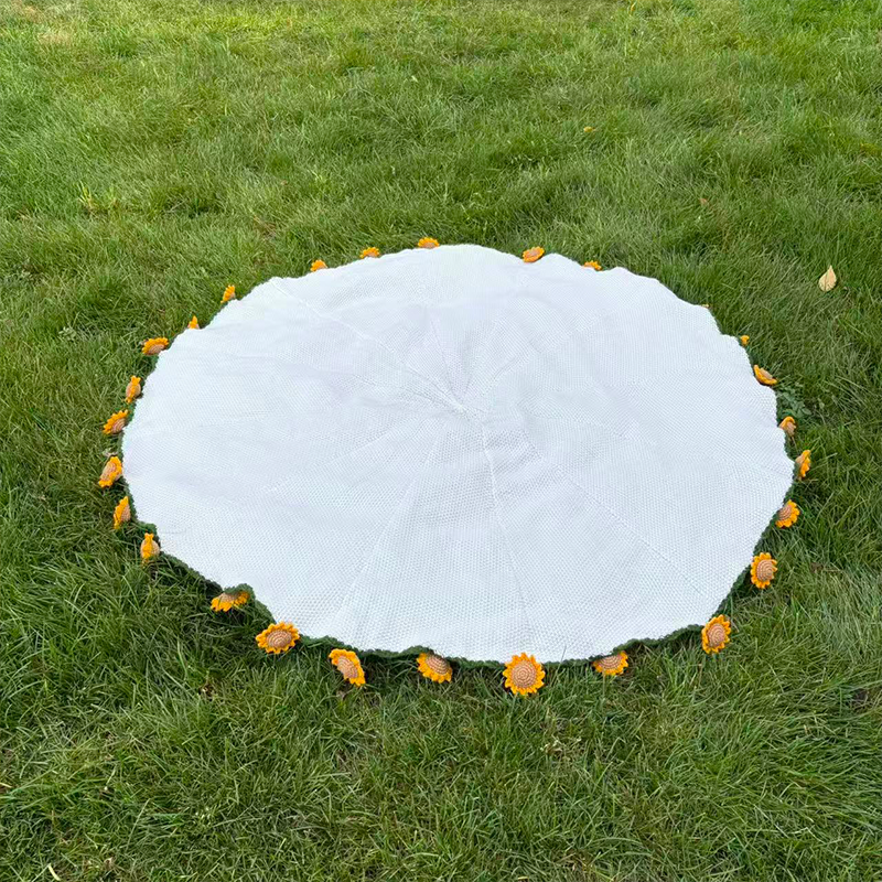 FINISHED Handmade Crochet Flower Throw Blanket Bouquet Rose Bouquet Knitted Bouquet Ready-Made Blanket