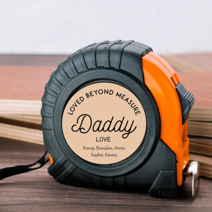 Personalized Tape Measure Gift for Dad Custom Kids Name Tape Measure Birthday Gift for Dad