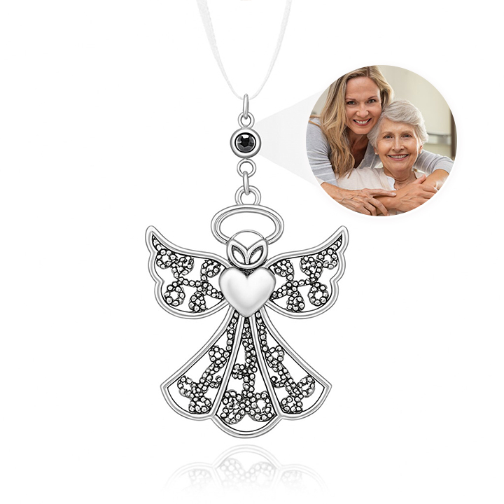 Custom Photo Projection Ornament Christmas Ornament with Picture Insid