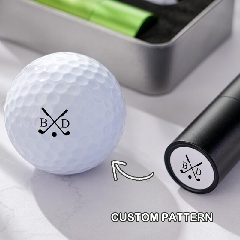 Personalized Golf Ball Stamp | Custom Golf Stamp, Golf Gifts for Men and Golf Lovers