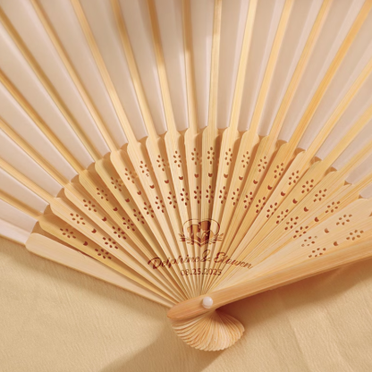 Personalized Folding Fans for Weddings Custom Engraved Hand Fan Bridesmaid Gift Set of 6 Bridal Shower Party Favors