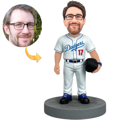 Handcraft Custom Bobbleheads LA Dodgers 17 Baseball Player Fans with Custom Number