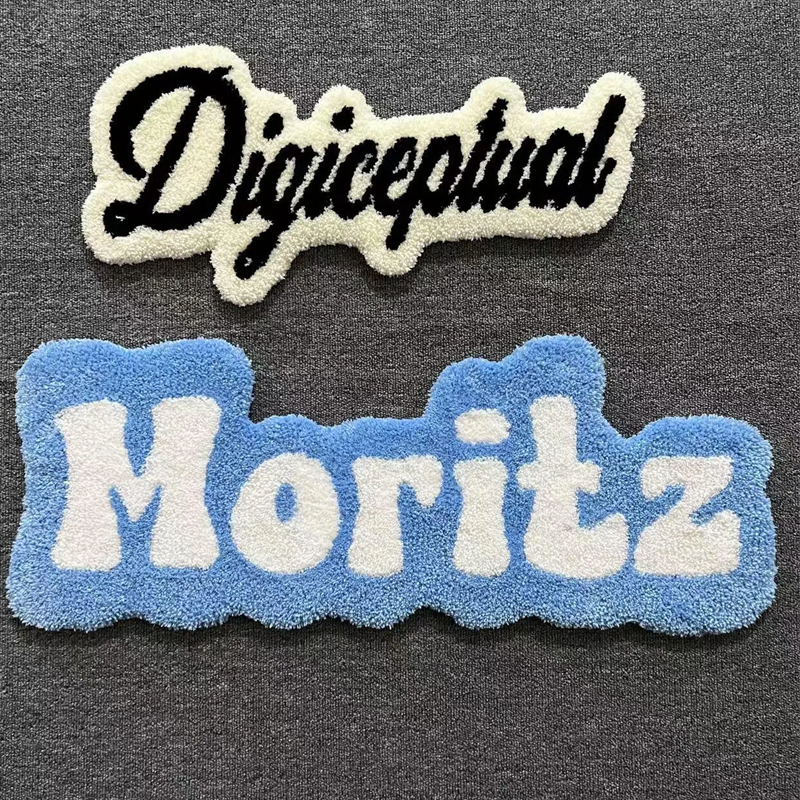 Custom Name Tufted Rug Punch Needle Personalized Kids Room Carpet Gift