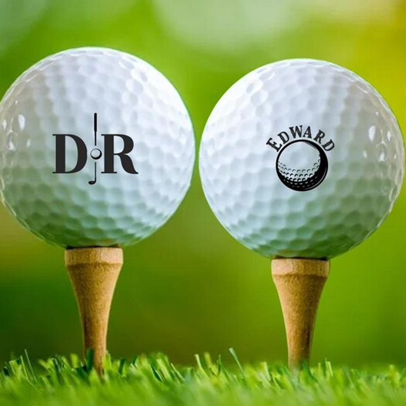 Custom Golf Ball Stamp Monogrammed Initial Name Personalized Ball Markers Golf Logo Stamper Gifts for Golfers for Men and Dad