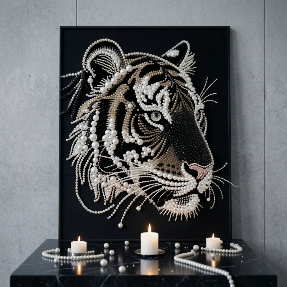 DIY Pink Castle Pearl Painting Kit - Handmade Crystal Diamond Art with Frame Beginner-Friendly Wall Decor Gift for Friends