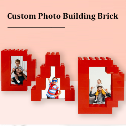 Custom Photo Building Brick Puzzle Personalized Building Block Father's Day Gifts