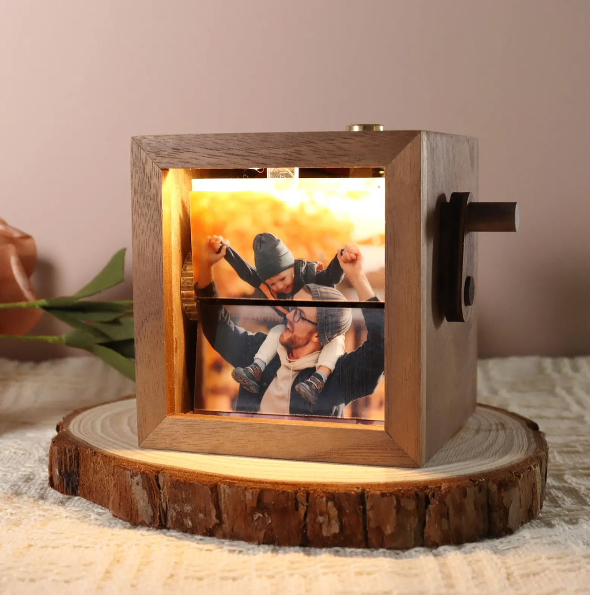 Personalized Whole Song Flipbook Frame Animation Machine Photo Cube Album Music Anniversary Gifts