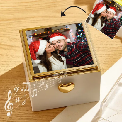Custom Music Box Can Play Whole Song Christmas Gifts Magical Cake Candle Flip Box Anniversary Gifts