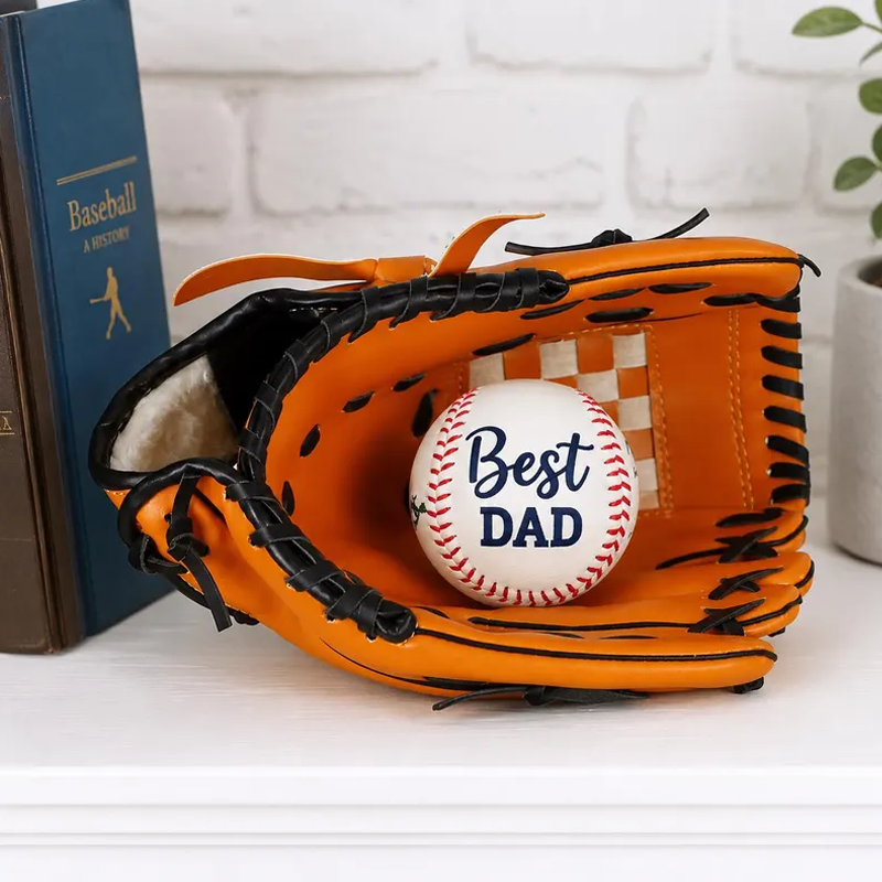 Custom Embroidered Baseball Personalized Keepsake Softball Baseball Gifts Fathers Day Gift from Kids