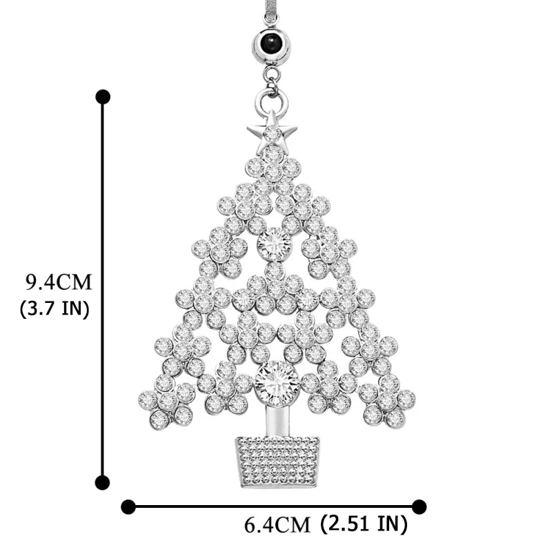 Personalized Picture Projection Ornaments with Photo Inside Christmas Tree Hanging Ornaments Christmas Decoration Gifts