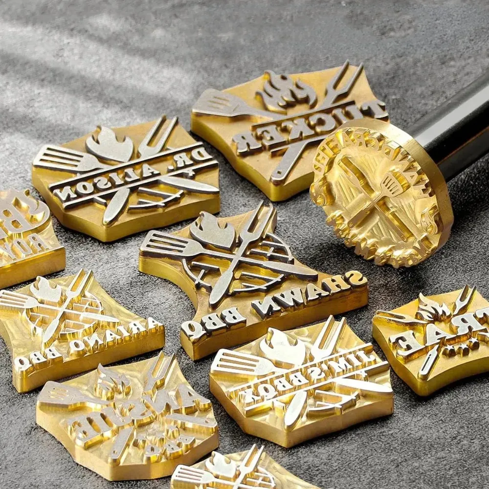 Custom Leather Branding Iron Personalized Logo Branding Stamp for Leather Custom Maker's Mark Gift for Crafter