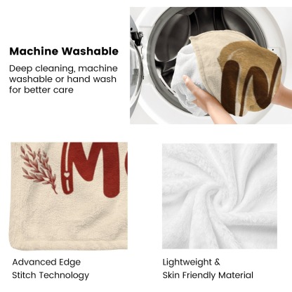 Custom Blanket with Collage Photos Blanket Mother's Day Gifts Personalized Throw Blanket with Photos