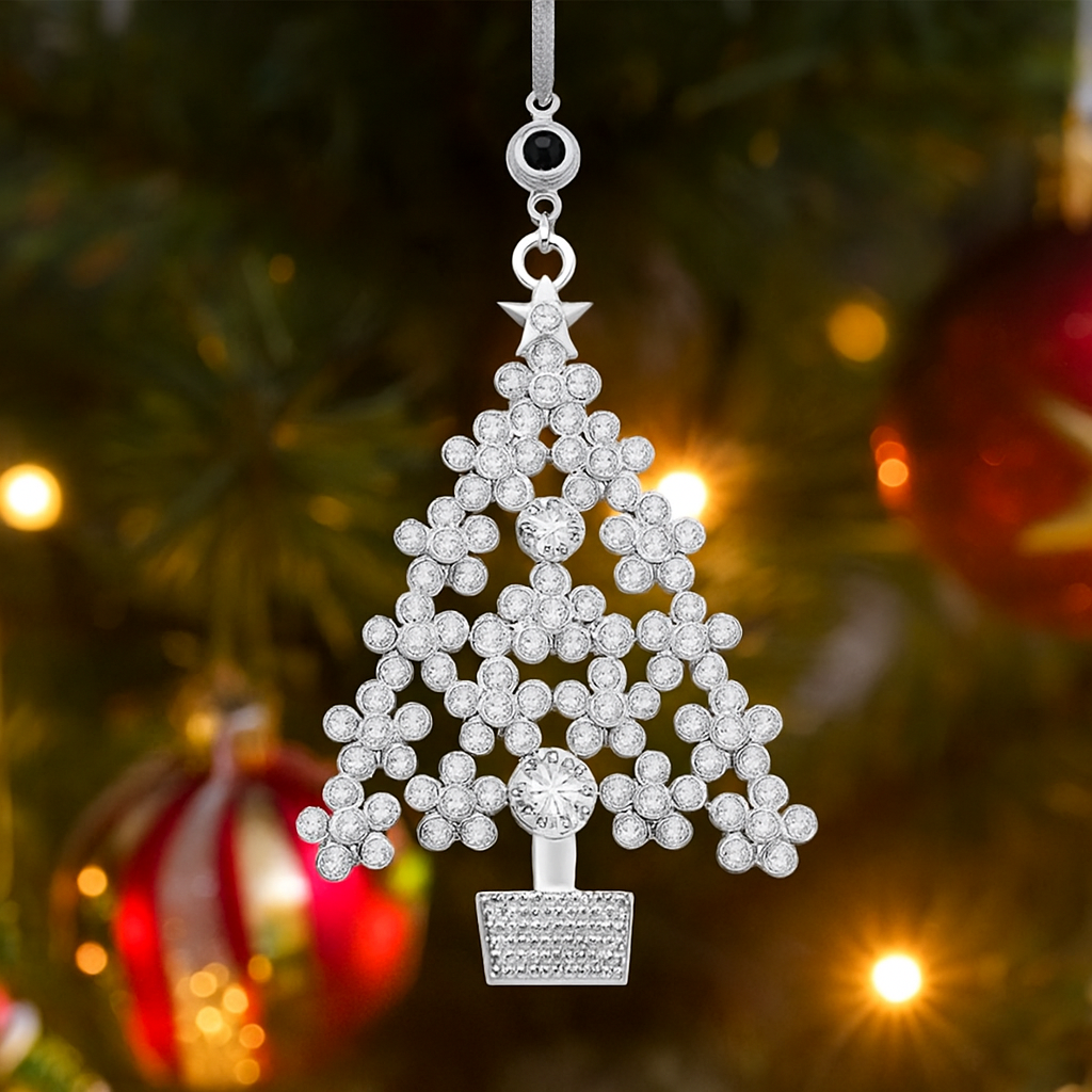 Personalized Picture Projection Ornaments with Photo Inside Christmas Tree Hanging Ornaments Christmas Decoration Gifts