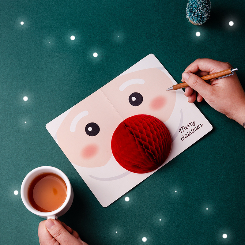 Santa Claus 3D Greeting Card