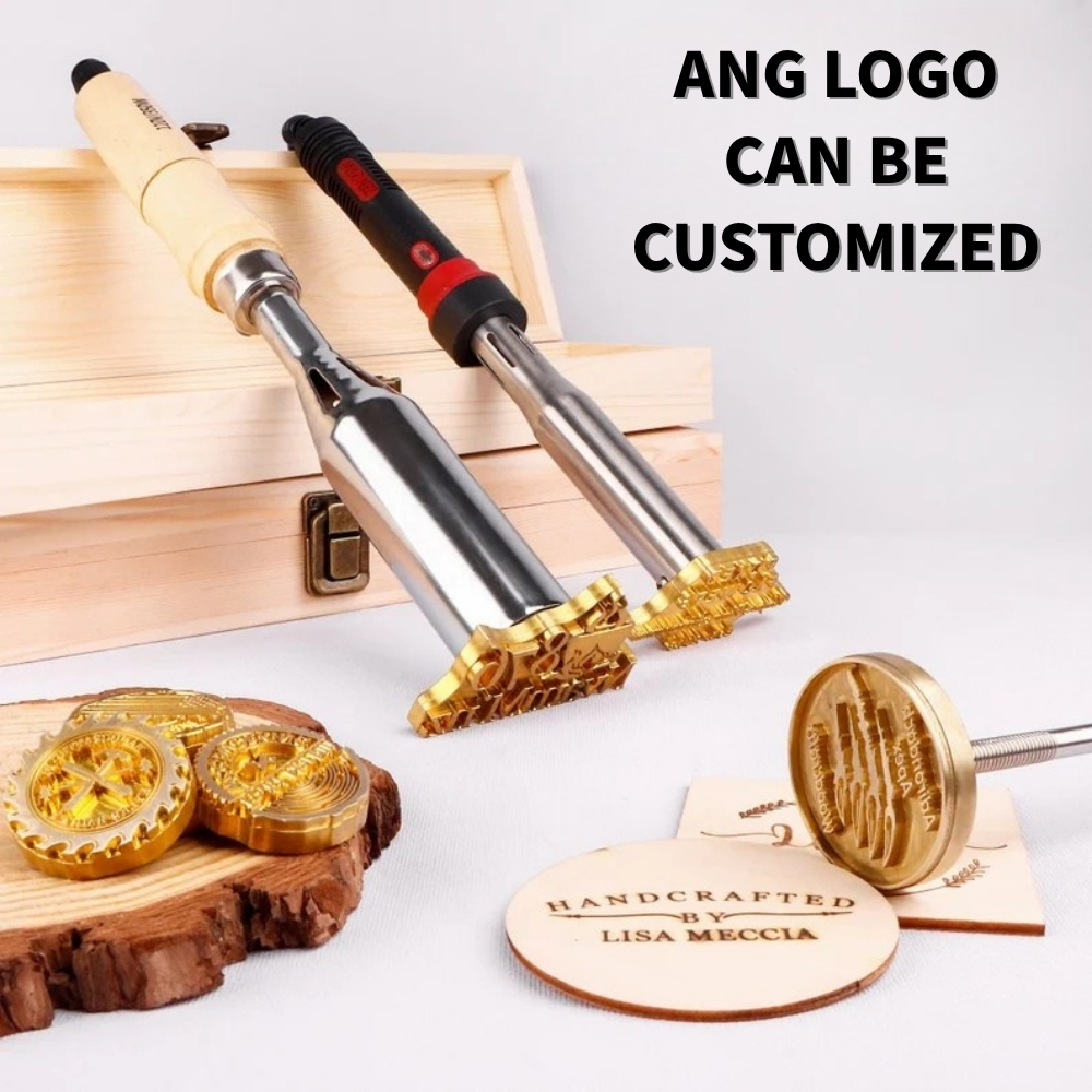 Custom Leather Branding Iron Personalized Logo Branding Stamp for Leather Custom Maker's Mark Gift for Crafter