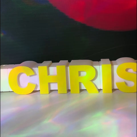 Personalized 3D Printed Letter Money Box Custom Name Two Colored Piggy Bank for Kids Unique First Savings Bank