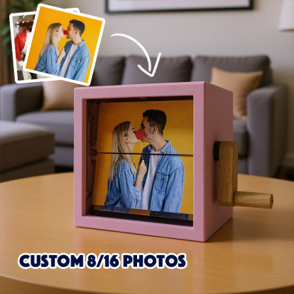 Personalized Whole Song Acrylic Colorful Music Frame Hand Motion Acrylic Photo Album Night Light Christmas Gifts for Her