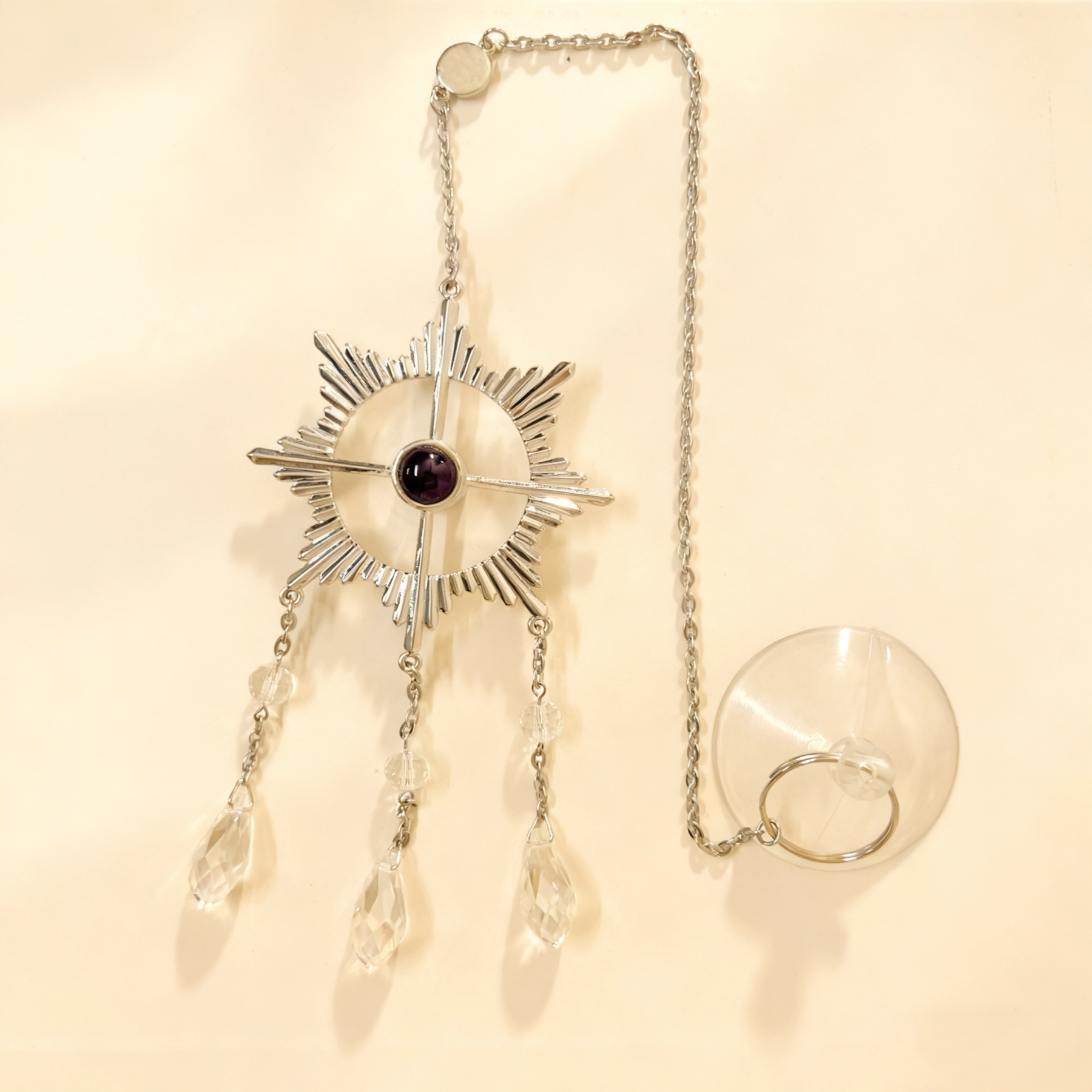 Personalized Sunburst Photo Sun Catcher Custom Projection Ornaments Gift for Christmas