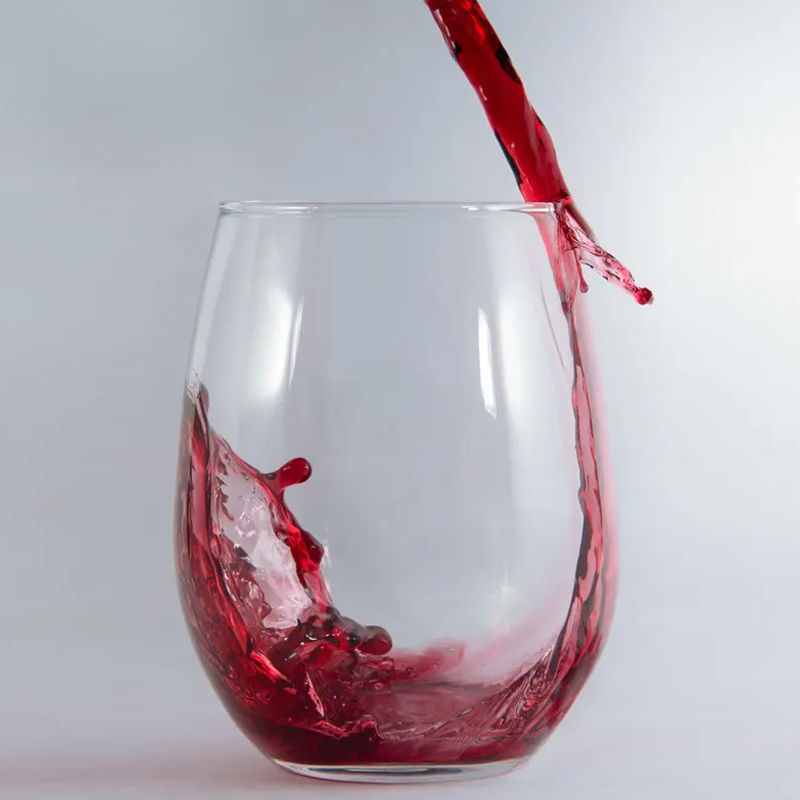 Custom Wedding Stemless Wine Glasses with Names&Date Engraved Cocktail Glasses Stemless Personalized Wedding Favor Gifts