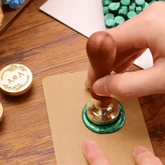 Custom Wax Seal Stamp Any Logo Personalized Wedding Invitation Wax Seal Kit for Wedding Invitations