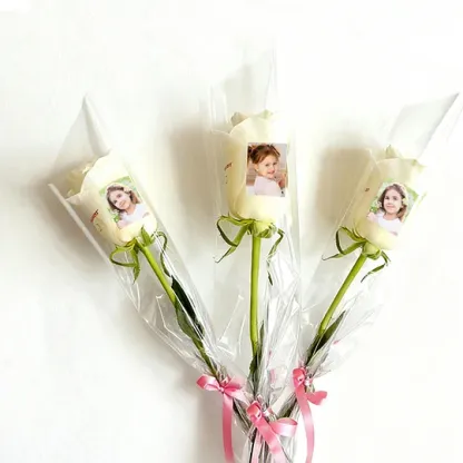 Beautiful Custom Photo Rose Personalized Engravable Rose with Custom Photos The Best Gift for Couples