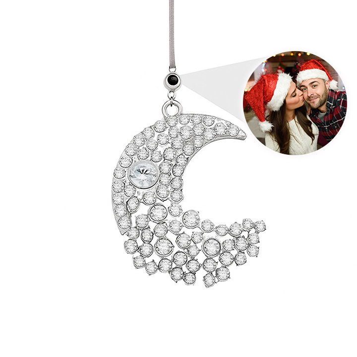 Custom Photo Projection Ornament Christmas Ornament with Picture Insid