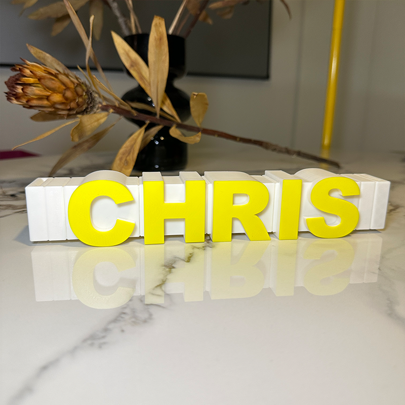 Personalized 3D Printed Letter Money Box Custom Name Two Colored Piggy Bank for Kids Unique First Savings Bank