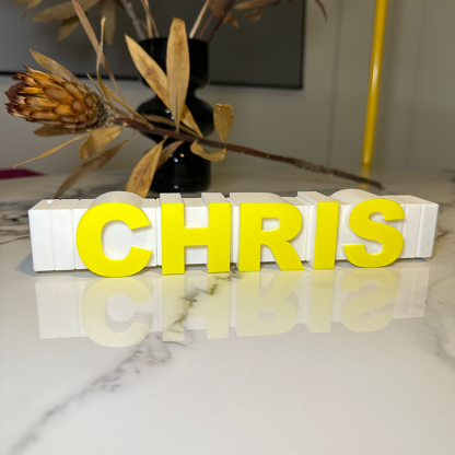 Personalized 3D Printed Letter Money Box Custom Name Two Colored Piggy Bank for Kids Unique First Savings Bank