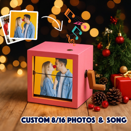 Personalized Whole Song Acrylic Colorful Music Frame Hand Motion Acrylic Photo Album Night Light Christmas Gifts for Her