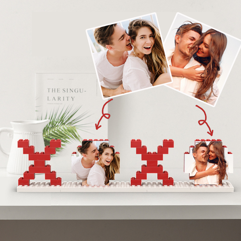 Custom Square Building Brick Photo Block Love Puzzle Brick Gift