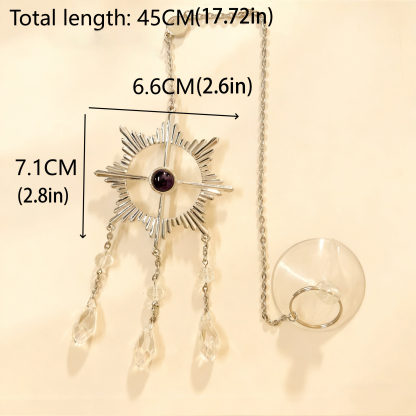 Personalized Sunburst Photo Sun Catcher Custom Projection Ornaments Gift for Christmas