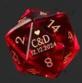 Custom Anniversary D20 Dice Personalized D&D Gift Marriage Dice Annive