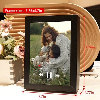 Photo Frame with Music Custom Whole Song Frame Personalized Music Player Mother's Day Gifts (Can Play Whole Song)