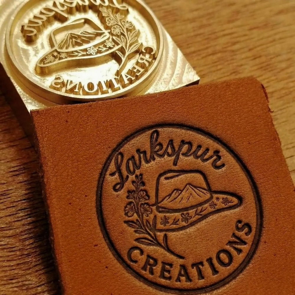 Custom Leather Branding Iron Personalized Logo Branding Stamp for Leather Custom Maker's Mark Gift for Crafter