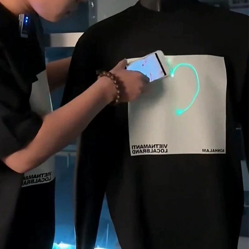 Glow in the Dark T-Shirt Custom with Your Own Draw Designs or Photo Fun 3D Tees Unisex Couple Gifts