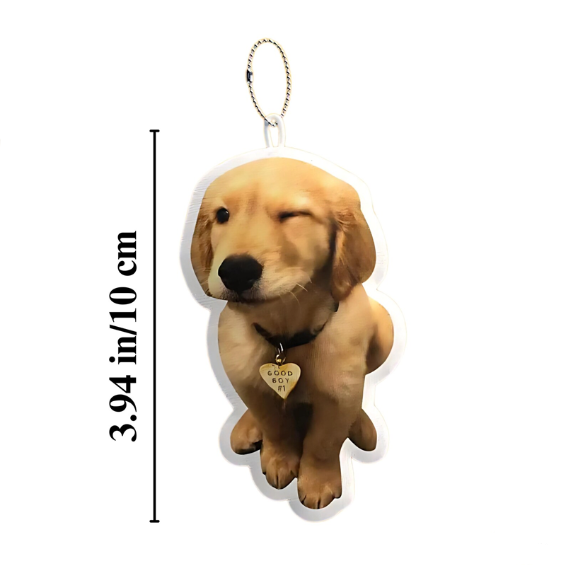 Custom 3D Photo Pillow Keychain Personalized Picture Printing Pet and Loved Ones Memorial Pillow Perfect Gift for Christmas