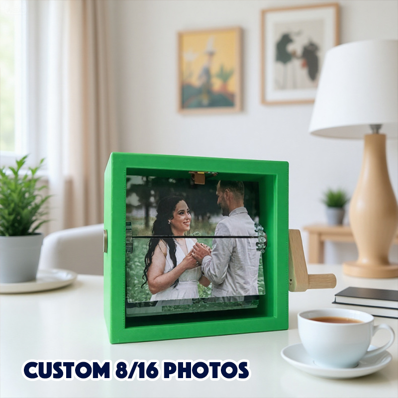 Personalized Whole Song Acrylic Colorful Music Frame Hand Motion Acrylic Photo Album Night Light Christmas Gifts for Her