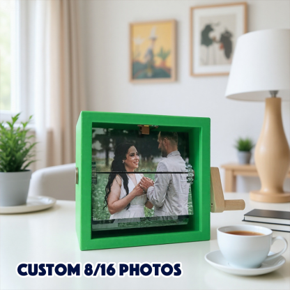 Personalized Whole Song Acrylic Colorful Music Frame Hand Motion Acrylic Photo Album Night Light Christmas Gifts for Her