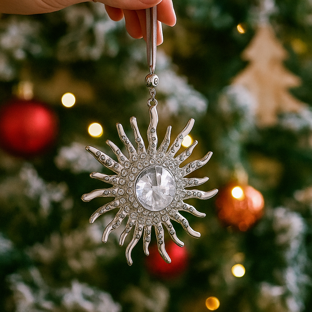 Custom Photo Projection Ornament Christmas Ornament with Picture Inside Xmas Tree Christmas Gifts