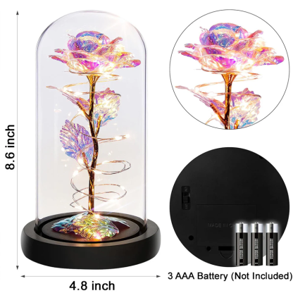 You Are My Missing Piece Personalized Photo and Names Custom Sparkly Rose Valentines Day Gifts