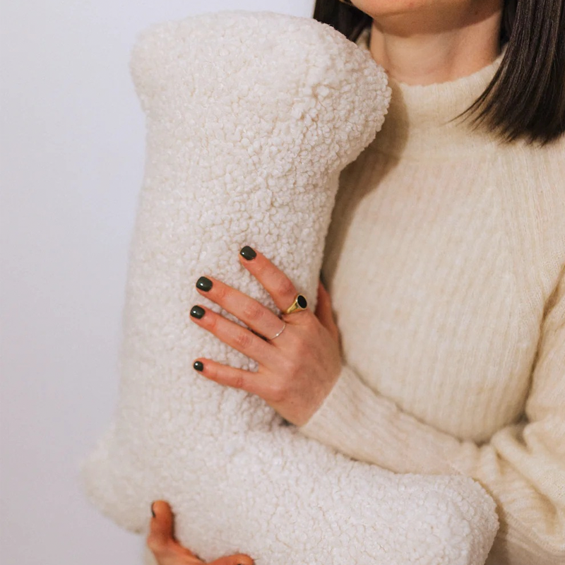 Personalized Alphabet Letter Pillow Embroidered Initial Cushion Nursery Decor Soft Sherpa Dorm Bed Pillow Baby Shower Gift