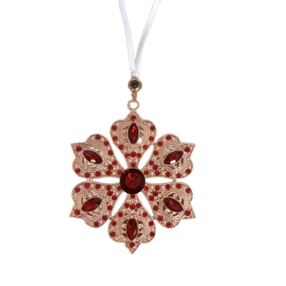 Custom Photo Rhinestone Ring Projection Pendant Car Decoration Christmas Tree Decoration for Christmas Gift