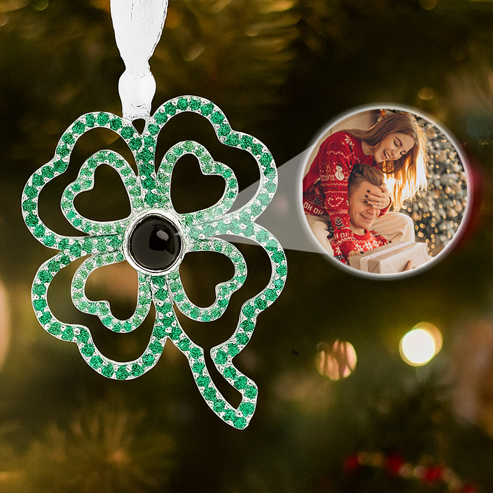 Personalized Angel Embrace Photo Projection Ornaments with Picture Inside MGem Ornament Christmas Memorial Gifts for Family