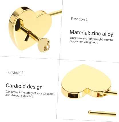 Custom Love Lock Personalized Padlock with Key Luggage Elegant Couples Wishing Lock for Valentines Day Gift