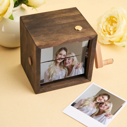 Personalized Flipbook Frame Christmas Gifts Animation Machine Mechanical Hand Motion Photo Cube