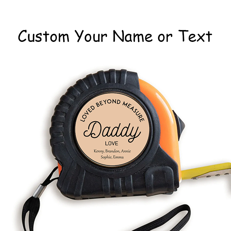 Personalized Tape Measure Gift for Dad Custom Kids Name Tape Measure Birthday Gift for Dad