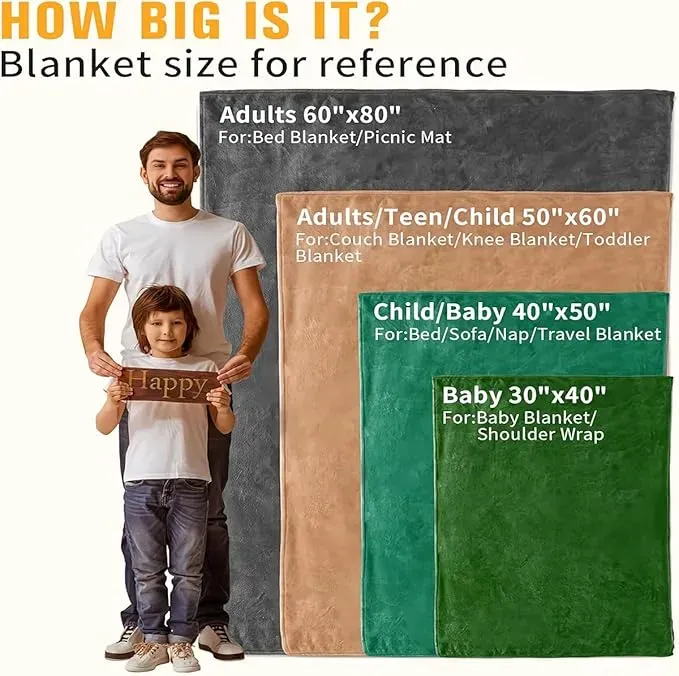 Custom Collage Photo Blanket Personalized Throw Blanket with Photos Text Christmas Gifts