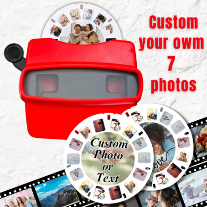 Personalized 3D Photo Viewer and Custom Viewfinder with Your Pictures Christmas Gift